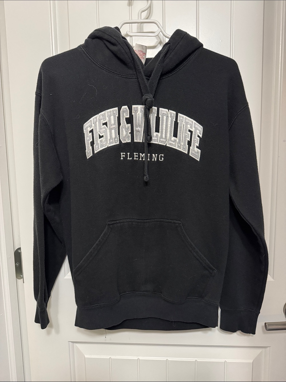 Fish & Wildlife Fleming College Black Hooded Sweatshirt
